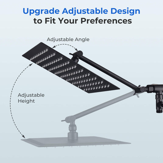 12'' Dual Shower Head Combo with Handheld Spray – All Metal