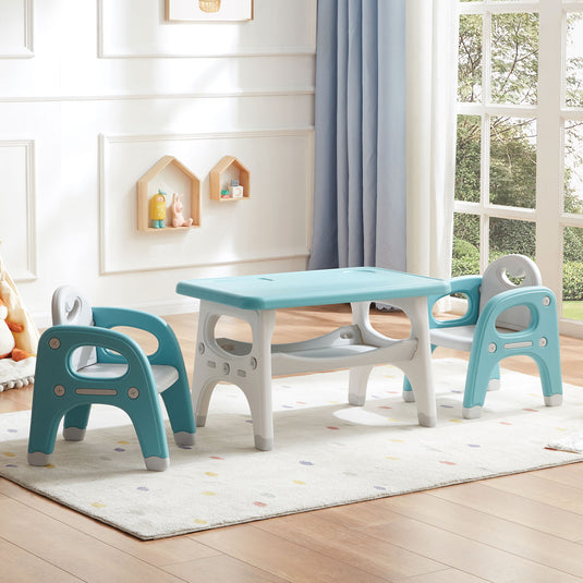 GITAWUSA Montessori Kids Table and Chairs Set