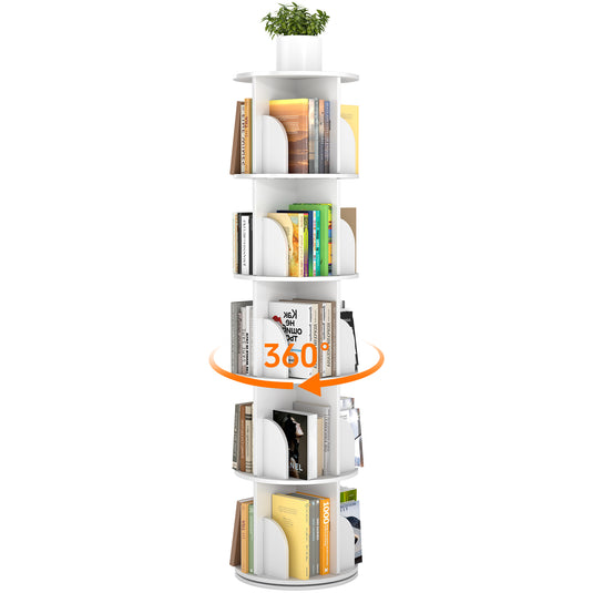 360° Rotating Wooden Storage Cabinet
