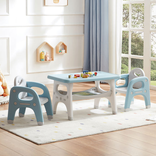 GITAWUSA Montessori Kids Table and Chairs Set