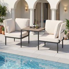 5-in-1 Modular Aluminum Patio Furniture Set
