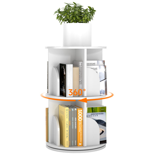 360° Rotating Wooden Storage Cabinet