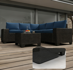 Outdoor Wicker Sofa Set