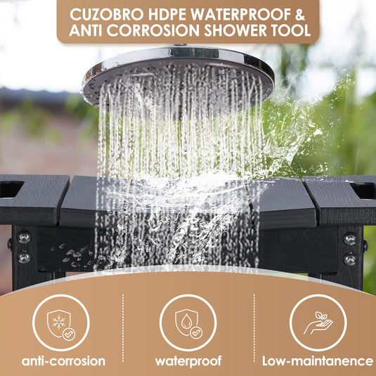 Cuzubro Waterproof Shower Benches