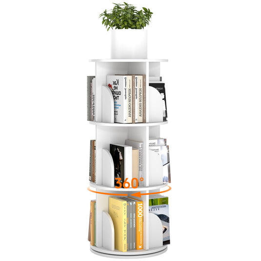 360° Rotating Wooden Storage Cabinet
