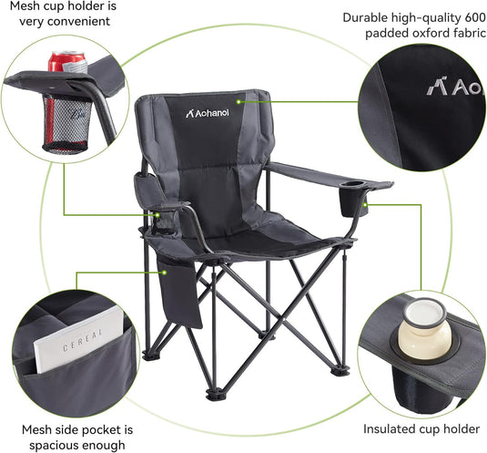 Aohanoi 500 lbs Weight Capacity Camping Chairs