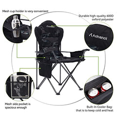 Folding Heavy Duty Camping Chairs 300 lbs Capacity