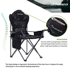 Folding Heavy Duty Camping Chairs 300 lbs Capacity