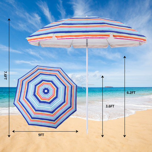 Kbrellaoutlets UV 50+ Protection Sun Umbrella