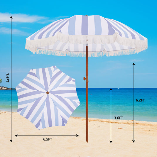 Kbrellaoutlets UV 50+ Protection Sun Umbrella