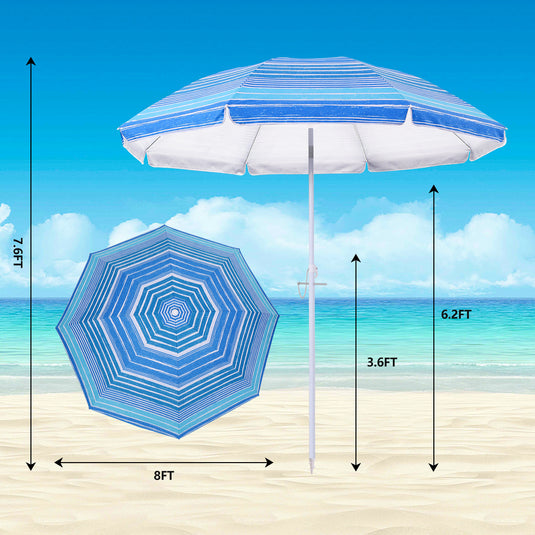 Kbrellaoutlets UV 50+ Protection Sun Umbrella