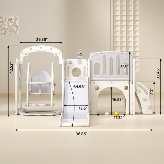 Doreroom 1~3 Ages Toddler Slide and Playset