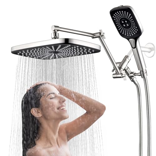 Cuzobro 12'' Shower Head Combo Set With 2-stage Extension Arm