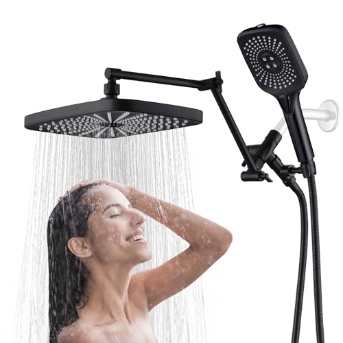 Cuzobro 12'' Shower Head Combo Set With 2-stage Extension Arm