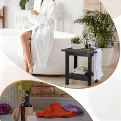 HDPE Waterproof Shower Bench for Inside Shower
